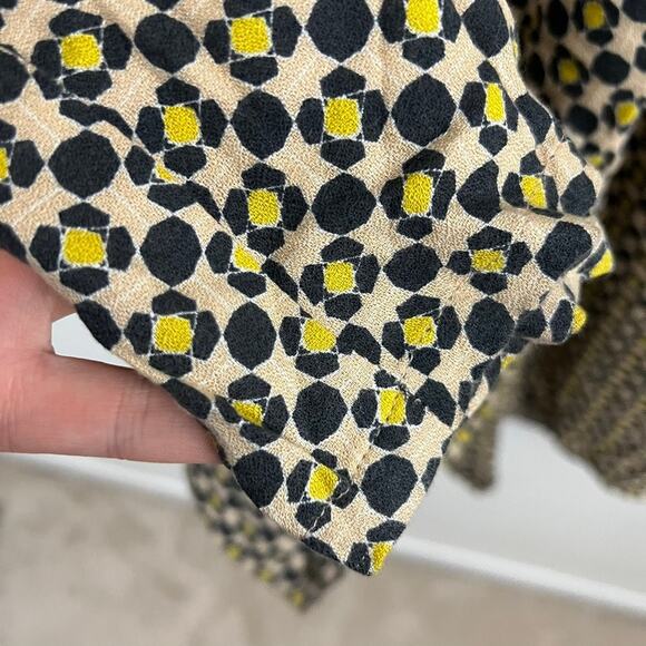 Harilyn by Anthropologie Wide Leg Geo Print Pants Size XS Pull On - Picture 8 of 11